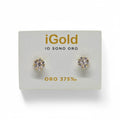 Orecchini in Oro 9kt 375 da Donna con Zirconi