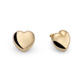 Orecchini in argento dorato con cuore Unoaerre 6629