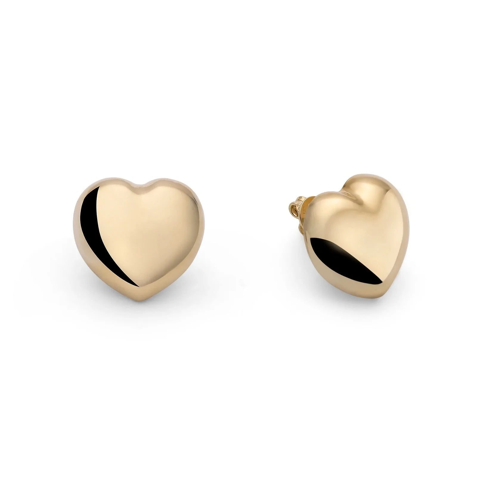 Orecchini in argento dorato con cuore Unoaerre 6629