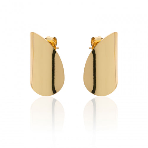 Orecchini in bronzo dorato Onda Unoaerre donna 2049