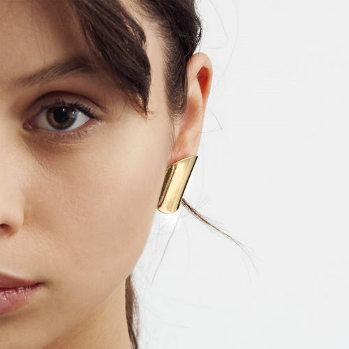 Orecchini in bronzo dorato Onda Unoaerre donna 2049