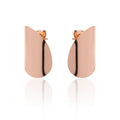 Orecchini in bronzo dorato rosa Onda Unoaerre donna 2050