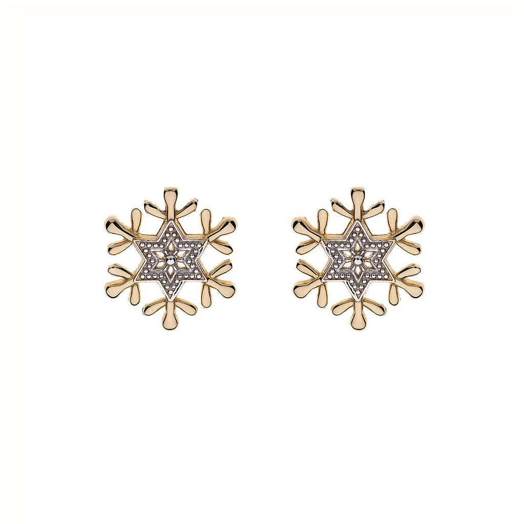 Ohrringe 9 Karat Gold Mädchen Disney Frozen Schmuck e400917l