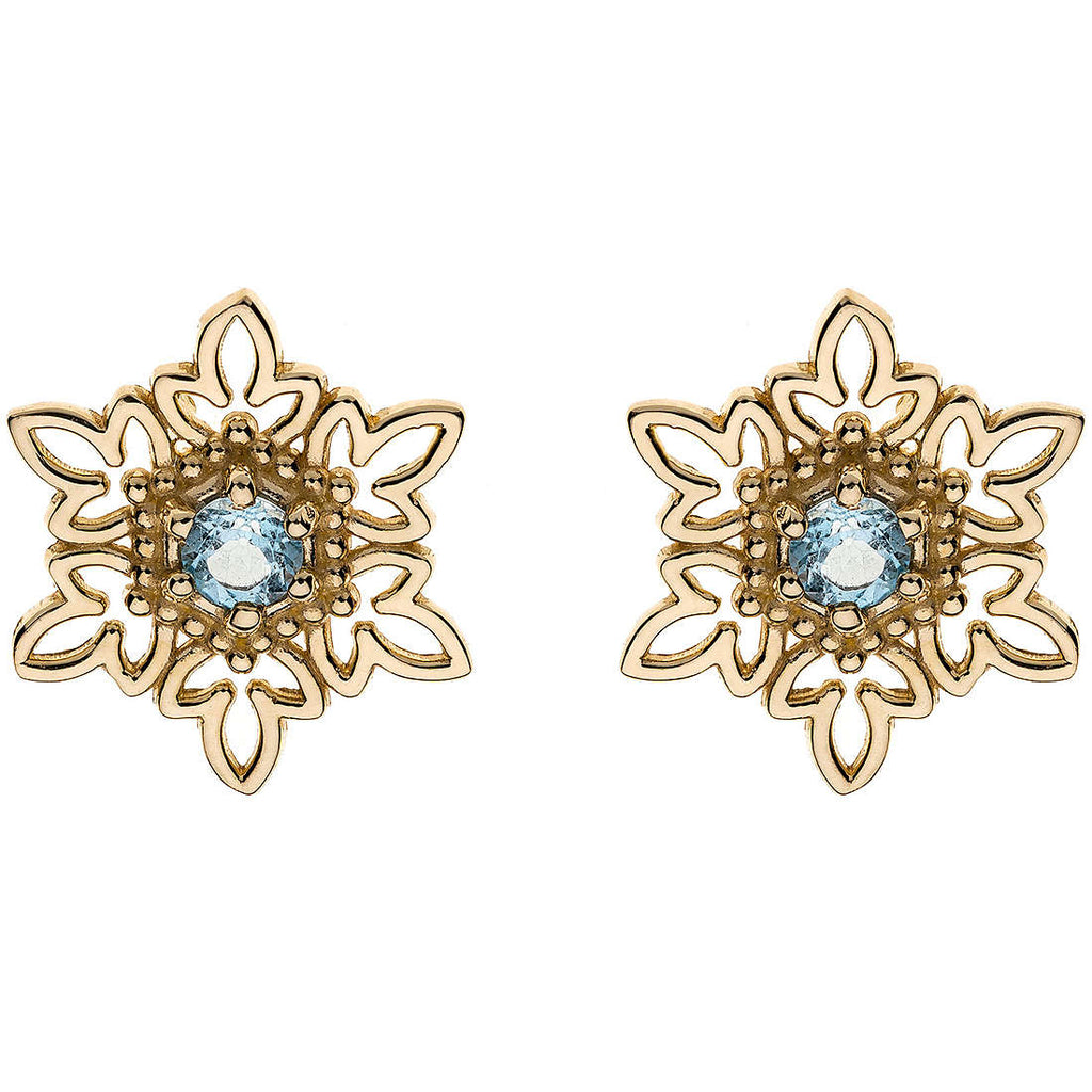 Orecchini in oro 9 kt  bambina gioielli Disney Frozen e401284zel