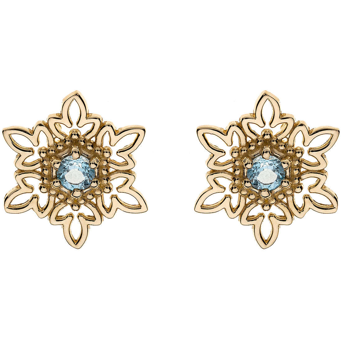 Orecchini in oro 9 kt  bambina gioielli Disney Frozen e401284zel