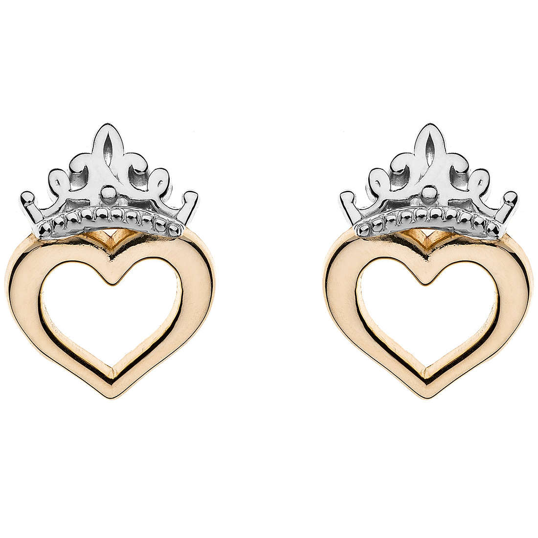 Orecchini in oro 9 kt bambina gioielli Disney princess e400890l
