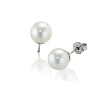 Orecchini in oro e perla bianca donna 301b kioto