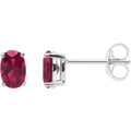 Orecchini oro e rubino donna Comete ORB 1073