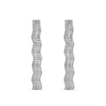 Orecchini pendenti romantic shine In metallo e cristalli 1683806