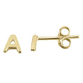Orecchini personalizzati donna oro giallo 18 kt "Letter"