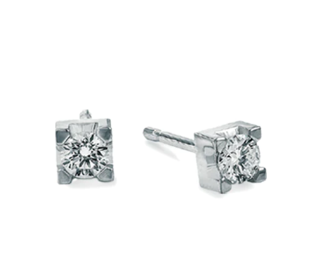 Orecchini punto luce DonnaOro in oro con diamante DHOL7174.018