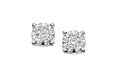 Orecchini punto luce donna oro bianco e diamanti gioielli Comete Punto luce ORB 669 orb 669