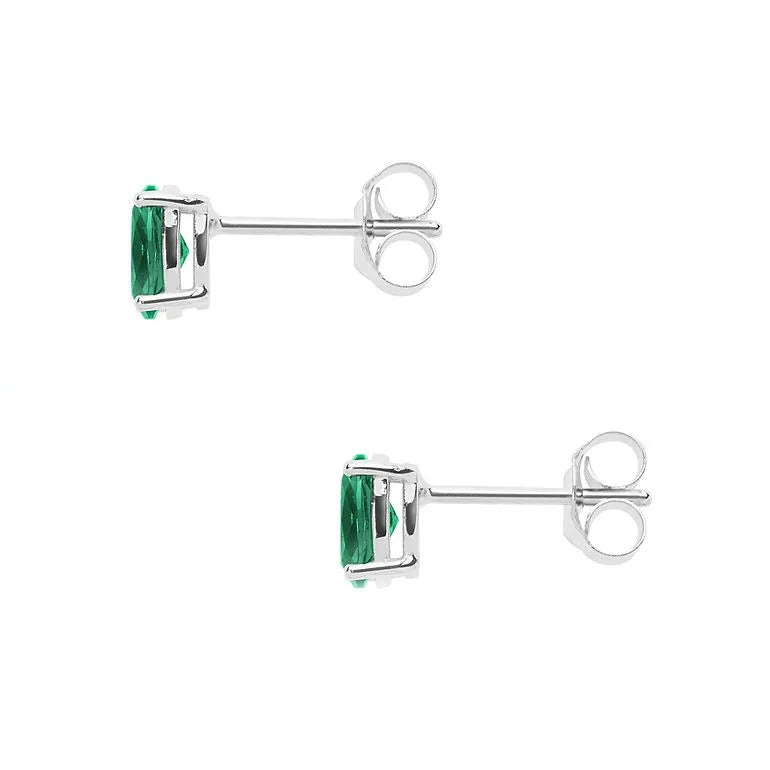 Orecchini smeraldo in oro bianco Comete gioielli ORB 1093 S3