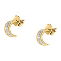 Orecchino a forma di luna in argento dorato Le petite story donna lps01awv22