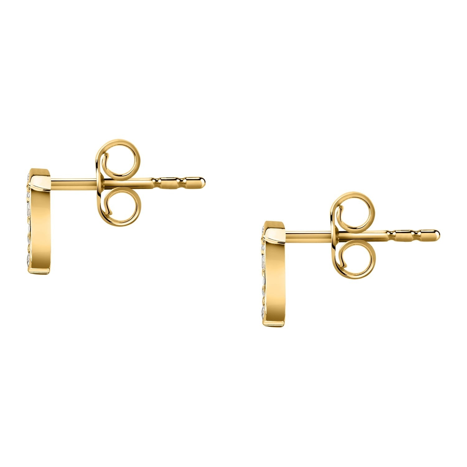 Orecchino a forma di luna in argento dorato Le petite story donna lps01awv22