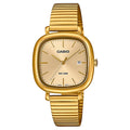 Orologio Casio in acciaio dorato da donna ltp-b166g-9avef