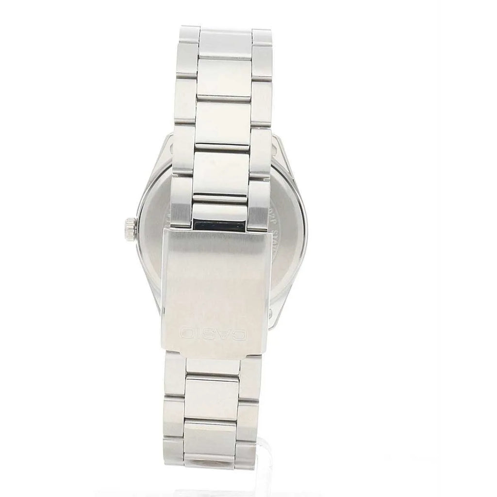 Casio Uhr, klassischer Stil, blaues Zifferblatt