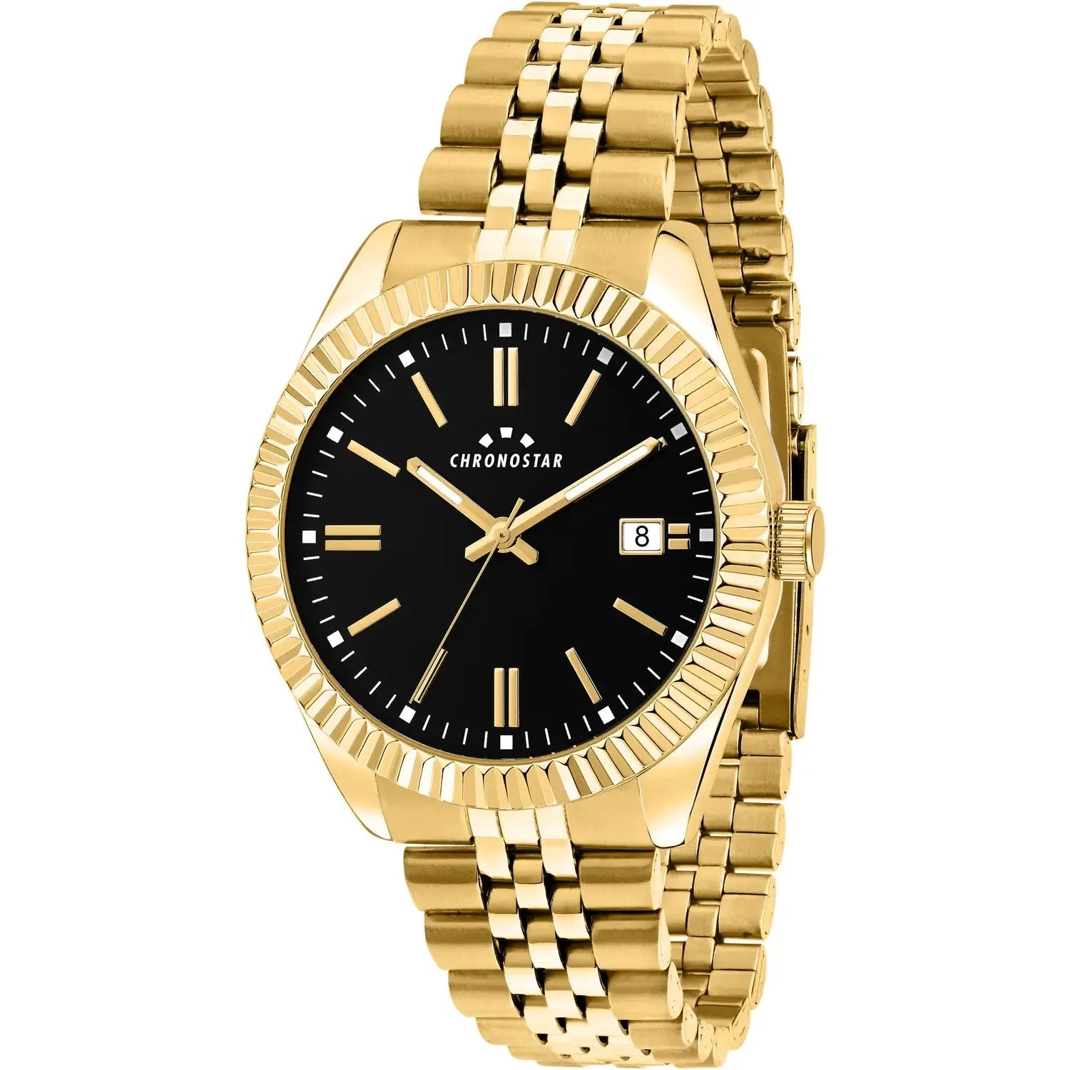 Orologio Chronostar uomo in acciaio dorato solo tempo r3753312005