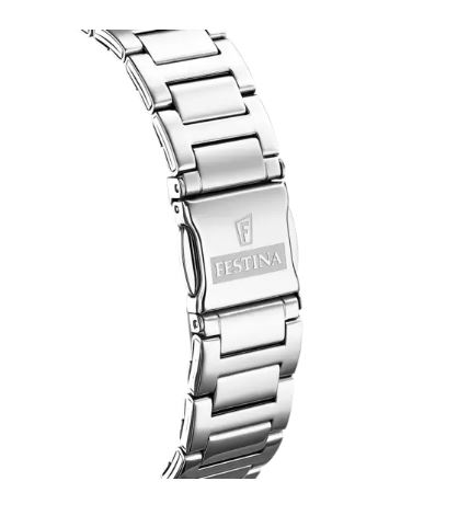 Festina Damenuhr mit blauem Zifferblatt f16719/4 aus Edelstahl