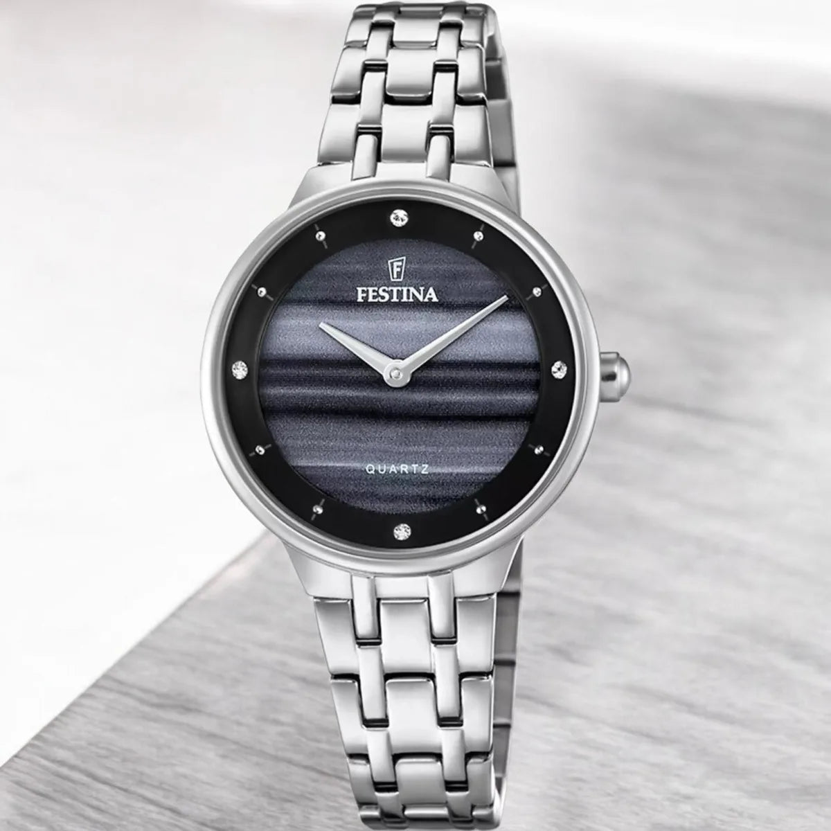 Orologio Festina donna con quadrante nero f20600/c
