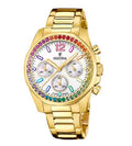 Orologio Festina donna rainbow in acciaio dorato f20609/2