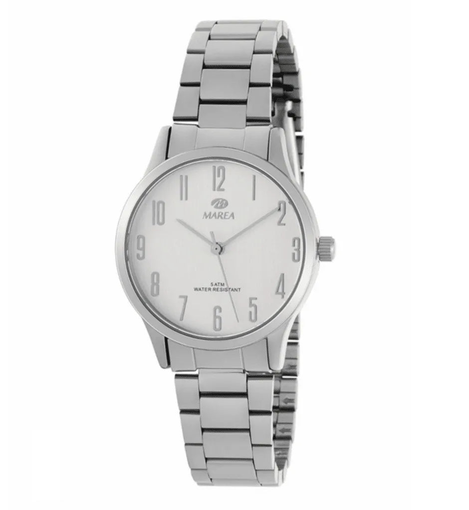 Orologio Marea donna in acciaio quadrante bianco B41242/1
