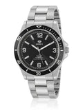Orologio Marea uomo in acciaio e quadrante nero B41349/1