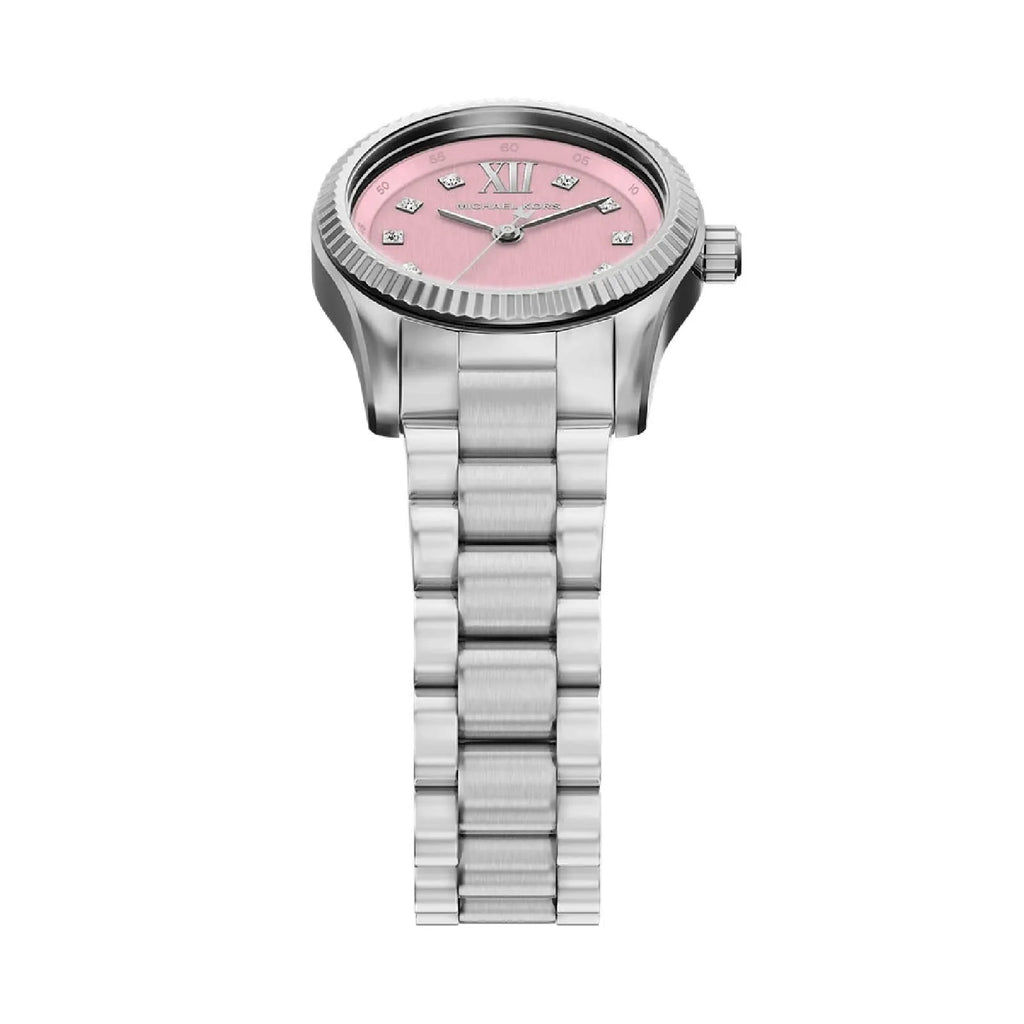 Orologio Michael Kors Petite Lexington quadrante rosa e pavé mk4996