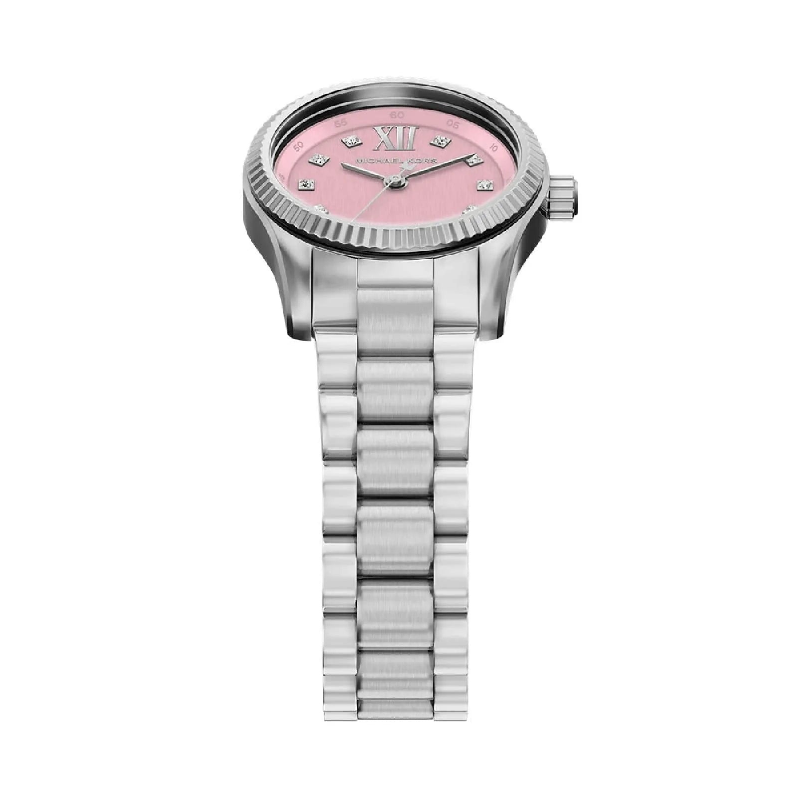Orologio Michael Kors Petite Lexington quadrante rosa e pavé mk4996