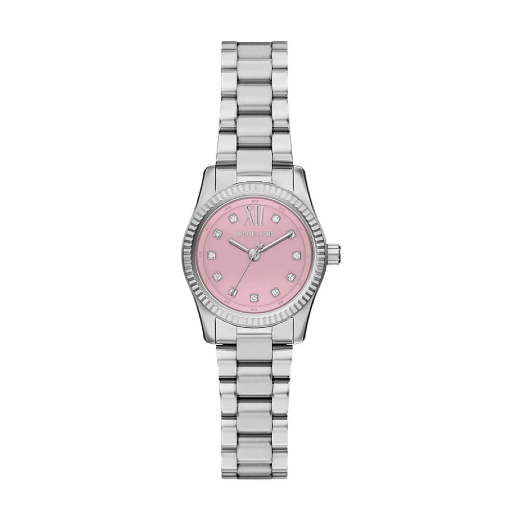 Orologio Michael Kors Petite Lexington quadrante rosa e pavé mk4996