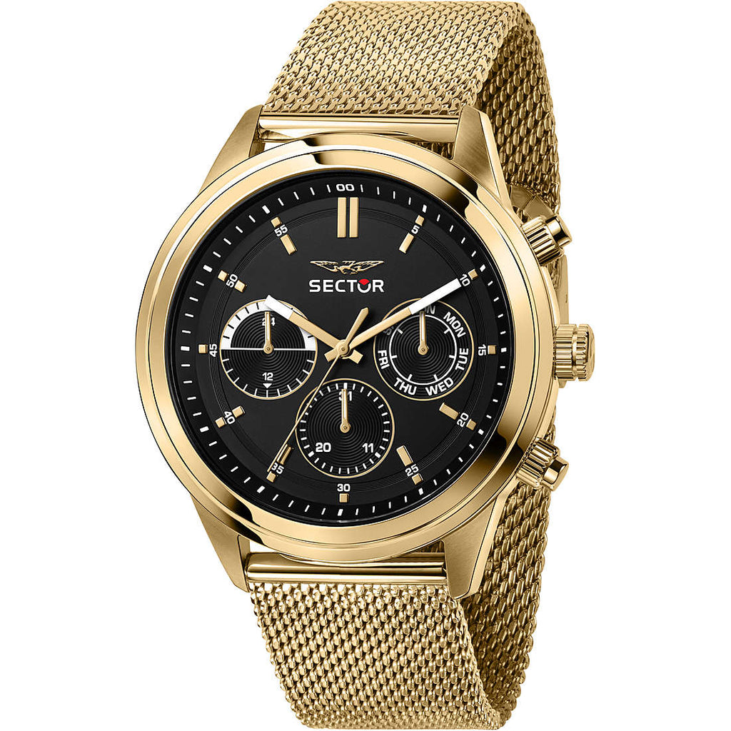 Orologio Sector uomo in acciaio dorato modello R3253540001