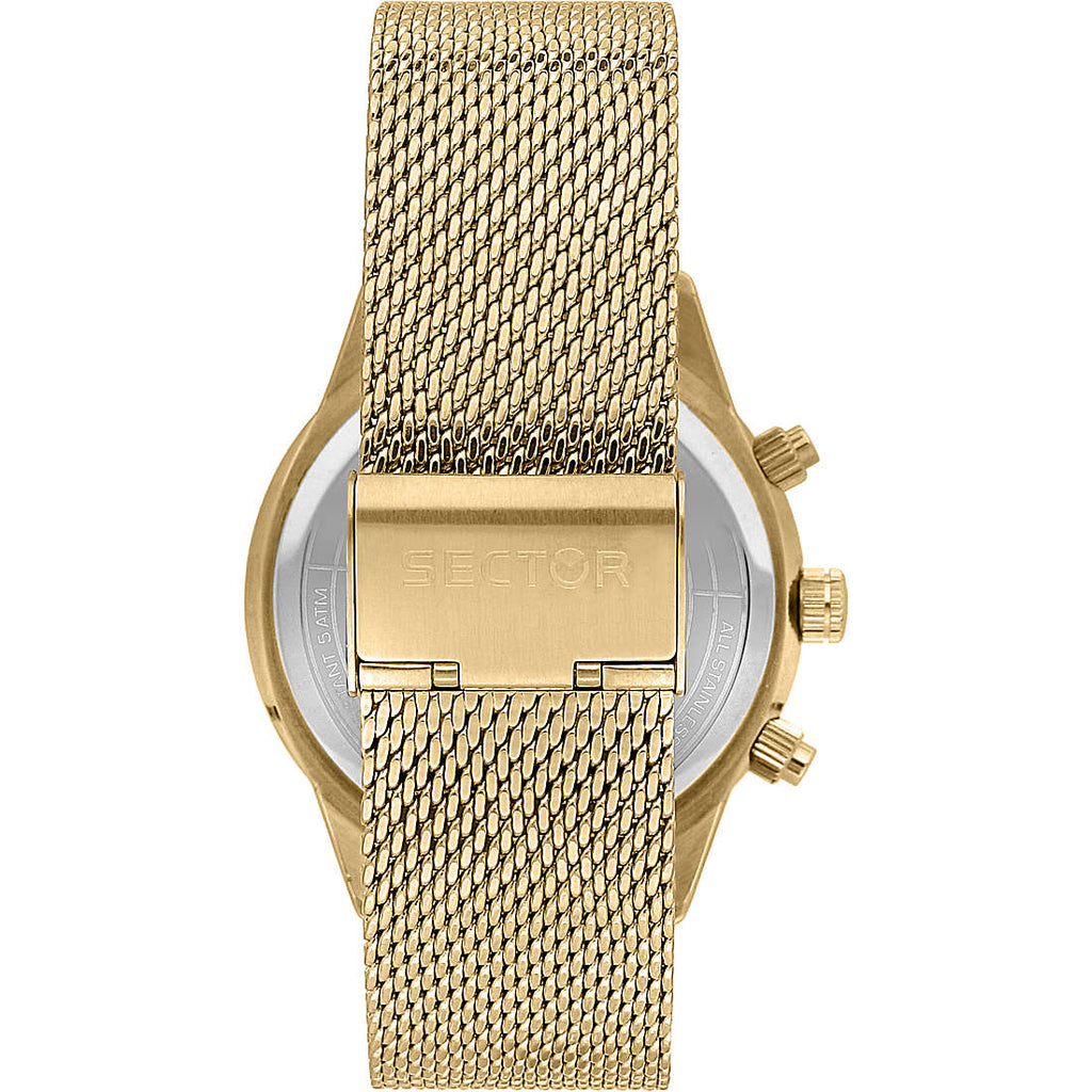 Orologio Sector uomo in acciaio dorato modello R3253540001
