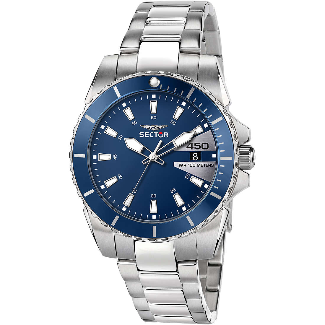 Orologio Sector uomo in acciaio fondo blu modello R3253276008