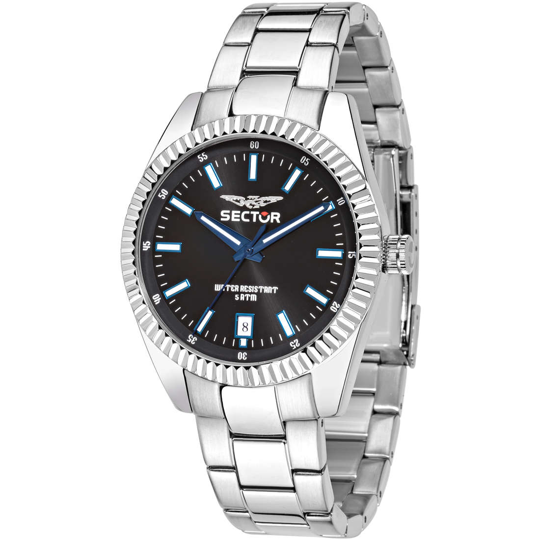 Orologio Sector uomo in acciaio fondo nero modello R3253476001