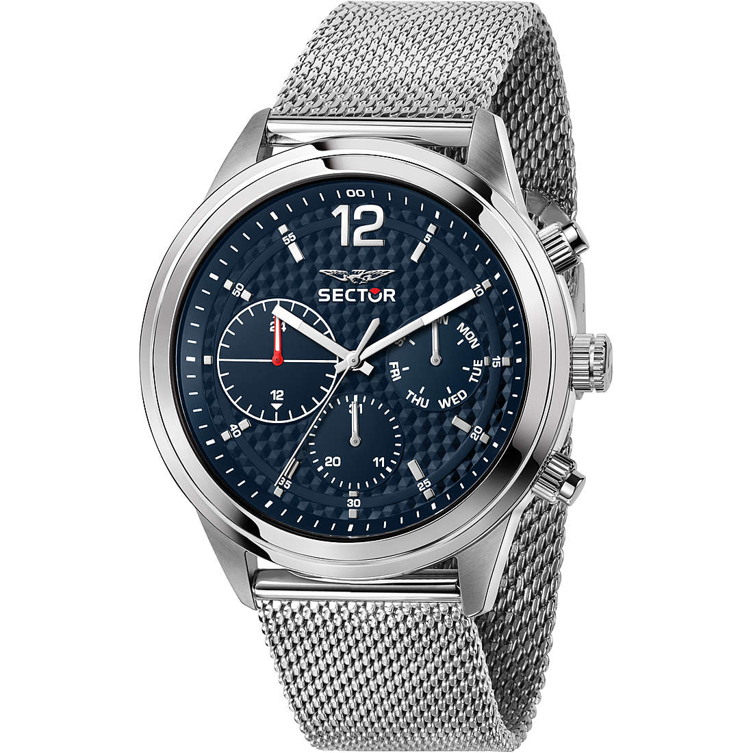 Orologio Sector uomo in acciaio maglia milano modello R3253540003