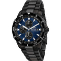 Sector Herrenuhr aus schwarzem Edelstahl mit blauem Zifferblatt Modell R3273643001