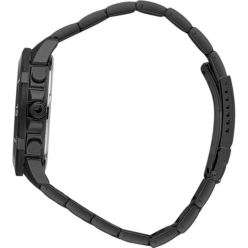 Sector Herrenuhr aus schwarzem Edelstahl mit blauem Zifferblatt Modell R3273643001