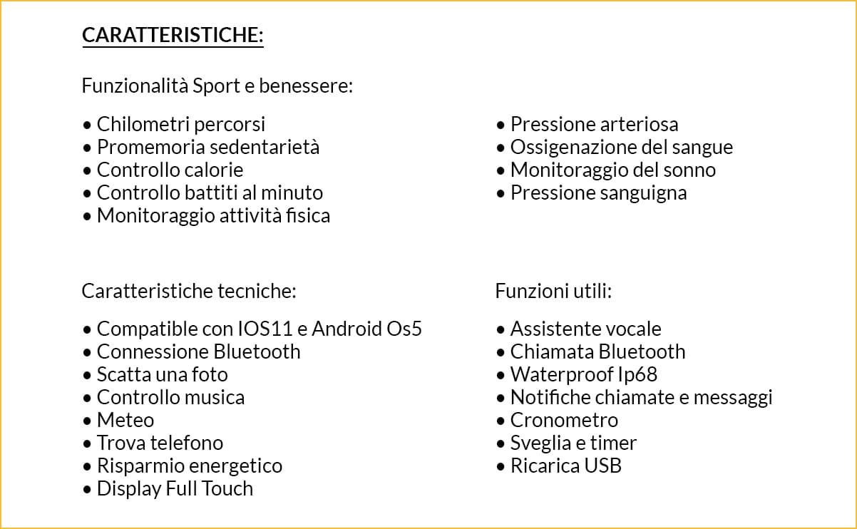 Orologio Smartwatch unisex David Lian Roma DL131