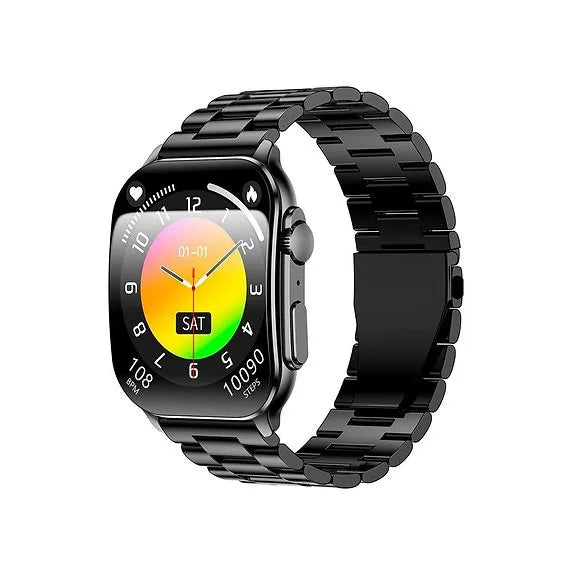 Smarty 2.0 SW080H Herren Smartwatch aus schwarzem Edelstahl