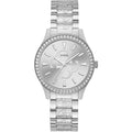Orologio Solo Tempo Donna in acciaio Guess W1280L1 con simbolo Guess