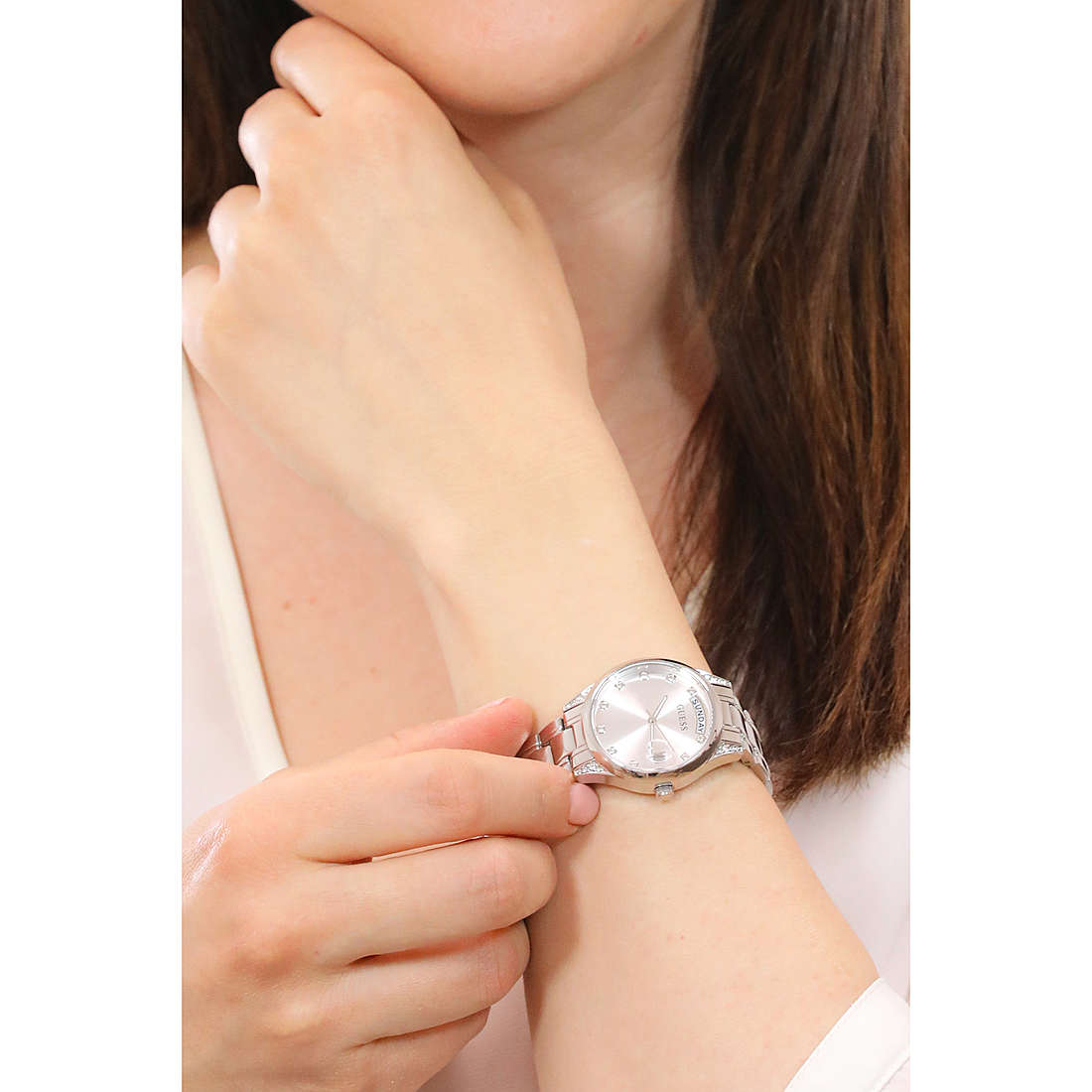 Guess Damenuhr Quarzuhr gw0385l1