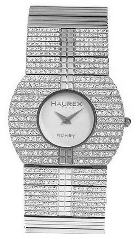 Orologio da polso donna Haurex xs299dw1 in acciaio zirconato