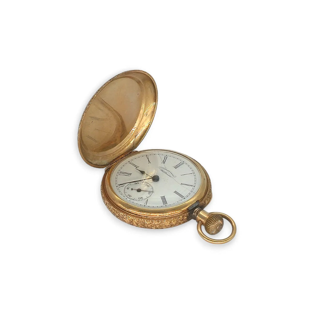 Orologio da taschino uomo in oro giallo 14kt