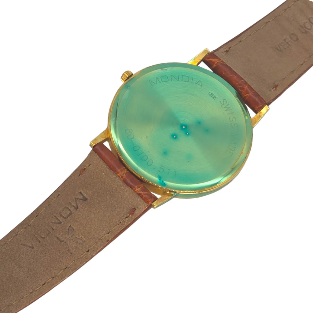 Orologio da uomo Mondia Zenith in oro giallo 18kt