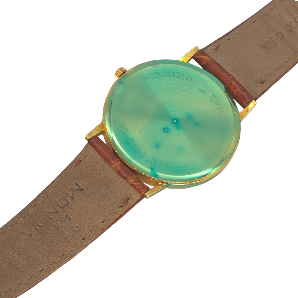 Orologio da uomo Mondia Zenith in oro giallo 18kt