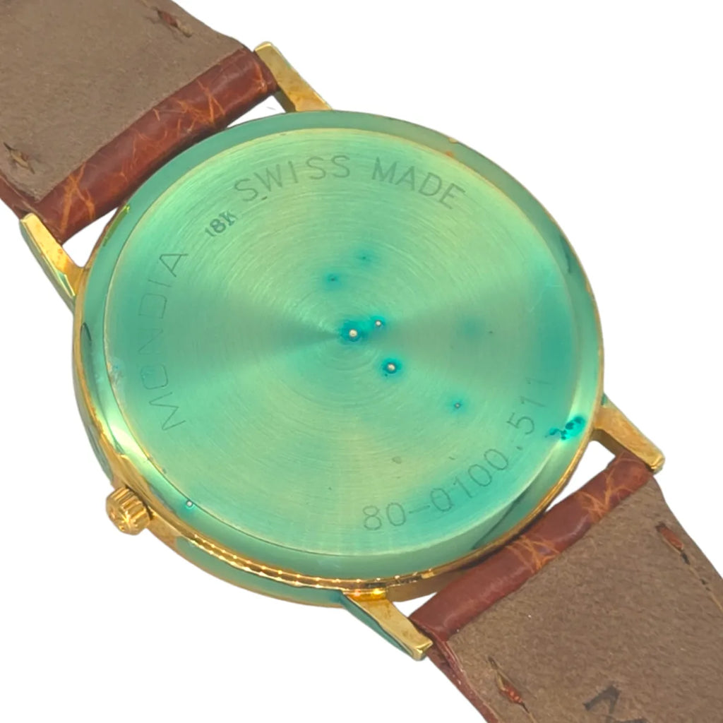 Orologio da uomo Mondia Zenith in oro giallo 18kt