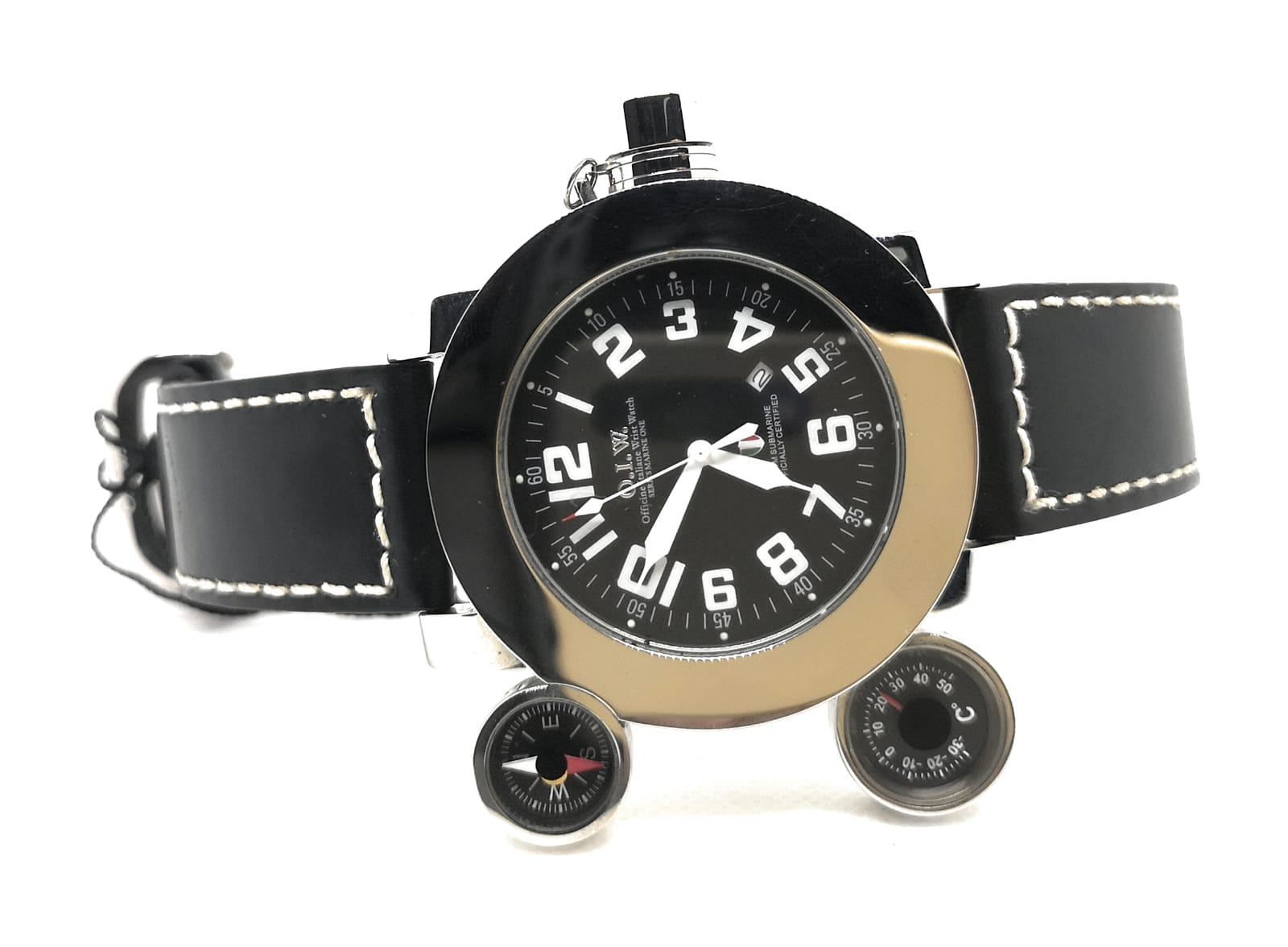 Orologio da uomo OIW con bussola e termometro
