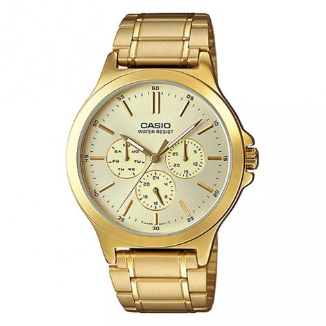 Orologio da uomo analogico Casio MTP-V301G-9AUDF, oro
