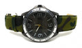 GianviX Herrenuhr mit militärischem Musterarmband