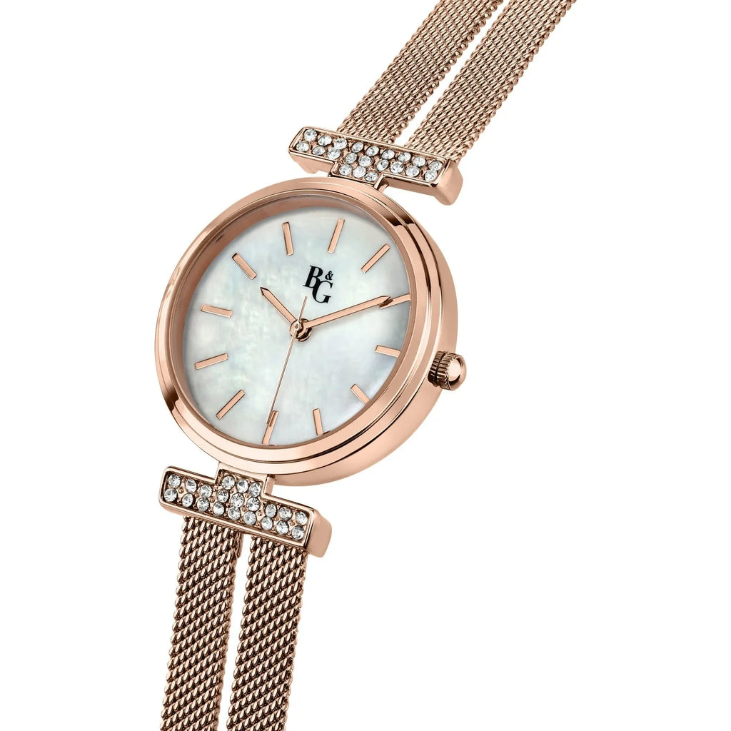Orologio donna B&G rosato con quadrante madreperla r3853321501